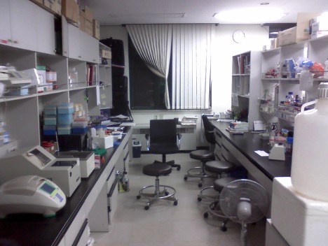 Inside of a laboratory