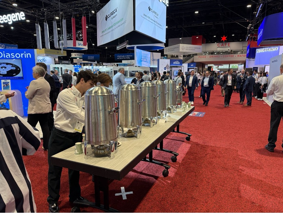 Coffee area at ADLM