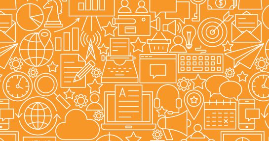 Orange Thumbnail Collage