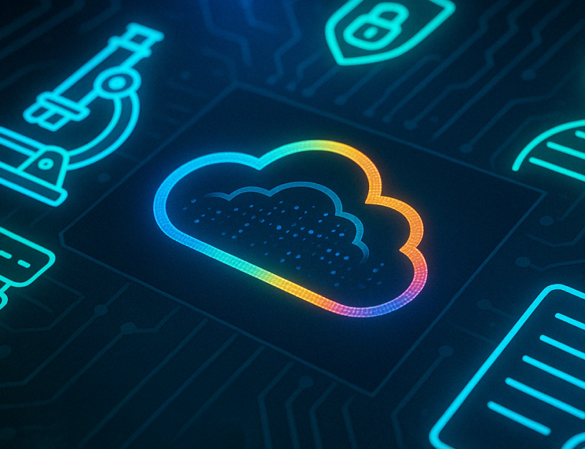 image of a tech data cloud