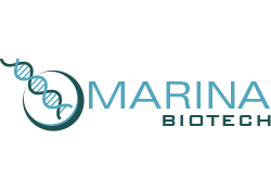 Marina Biotech logo Marina Biotech logo