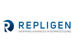 Repligen logo Repligen logo
