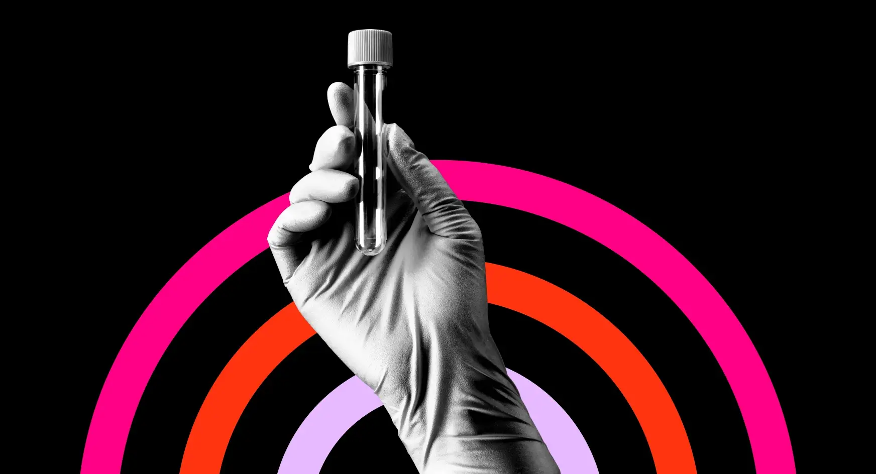 Hand Holding a sample